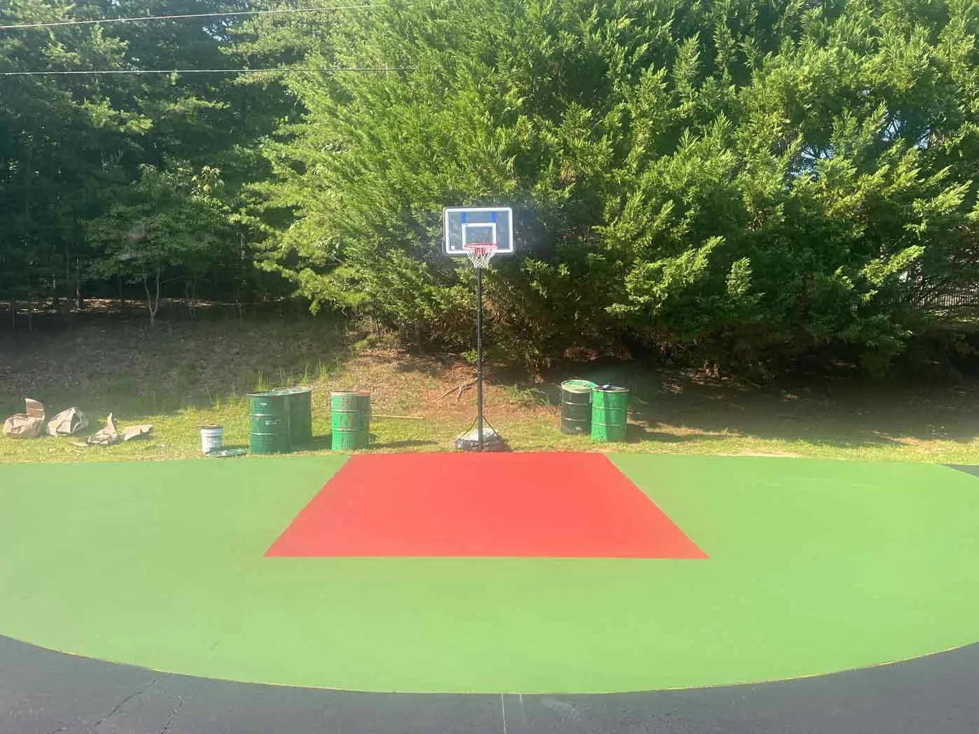 Basketball Court Resurfacing in Houston TX - Basketball Court Builders of Houston