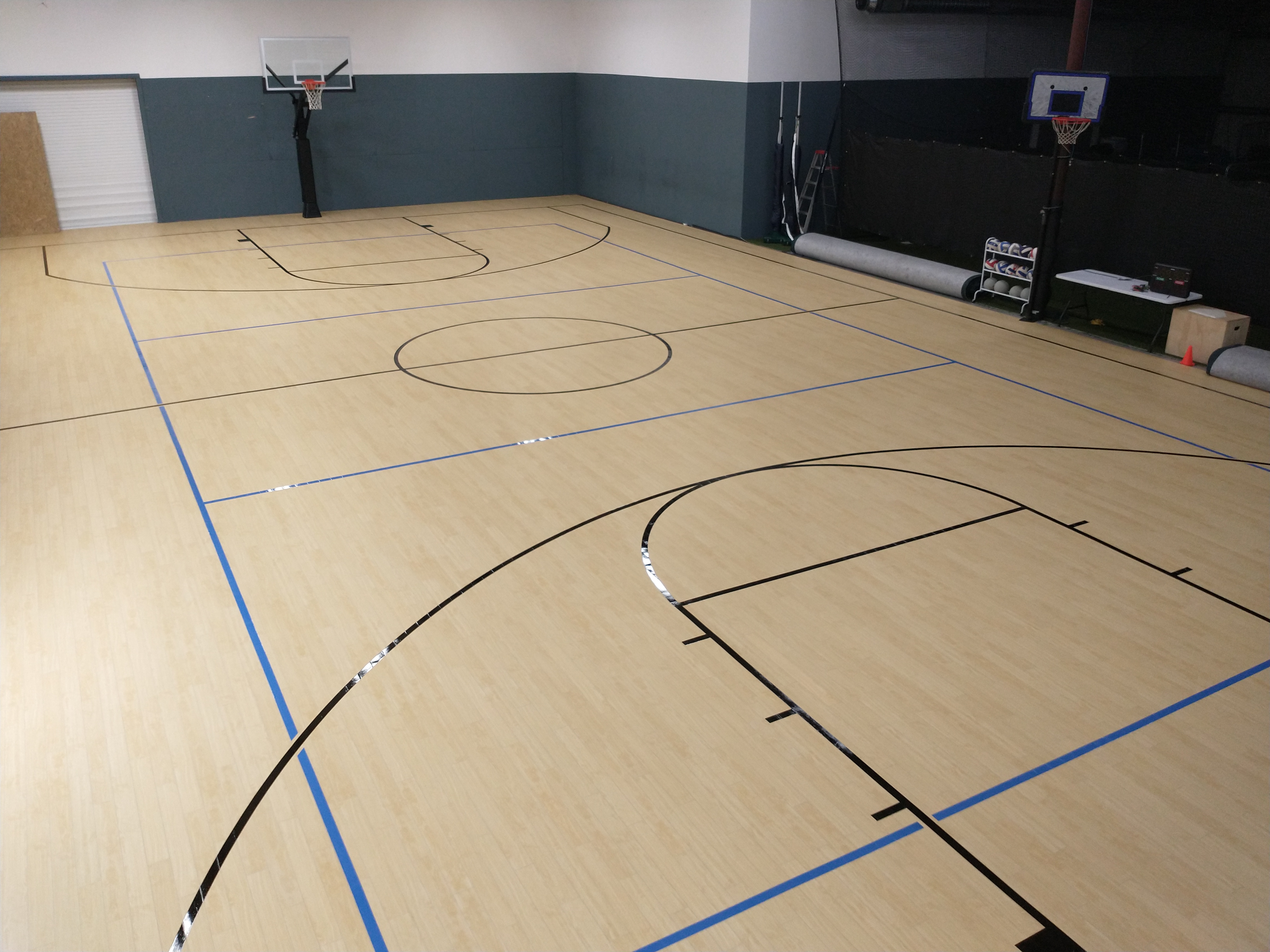 Indoor Basketball Court Installation